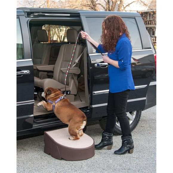 Stramp Stair and Ramp Combination for Dogs/Cats, Easy Step, Lightweight/Portable - Picture 2 of 7